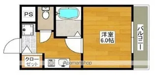 ウエストコート江坂【1階】の間取り
