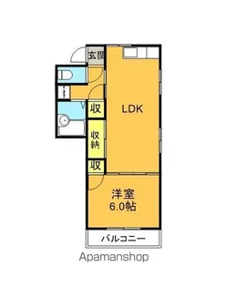 コーポ三光【3階】の間取り
