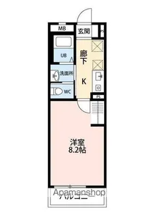 ラ・ブリーズ弐番館【2階】の間取り