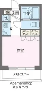 パークフロント西新宿【6階】の間取り