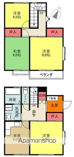 グランシャリオ【1階】の間取り