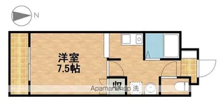 パルコート佐藤【4階】の間取り