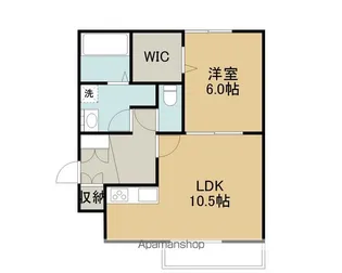 パークサイドアベニューⅥ【1階】の間取り