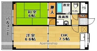 プルミエール香久池公園【4階】の間取り