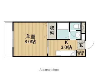 メイトグリーン【203号室】の間取り