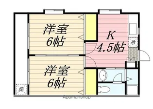 レモンハウス【205号室】の間取り