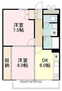 リエス上杉一丁目【4階】の間取り