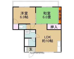 Aハイツ【1階】の間取り