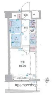 GENOVIAお花茶屋ⅡSKYGARDEN【4階】の間取り