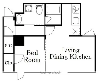 Decor Blocco Oyama Due【3階】の間取り
