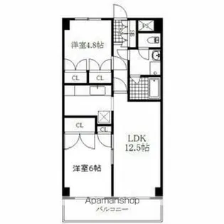 ナガラアンクレー【3階】の間取り