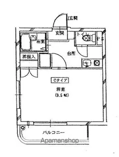 MT.38 BLD【301号室】の間取り