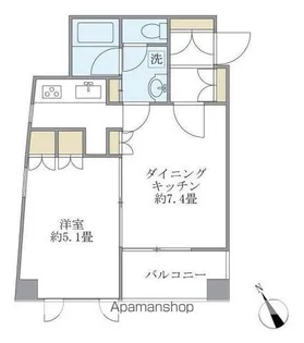 CASA文京動坂【11階】の間取り