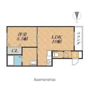 CLASSEⅩⅡ【2階】の間取り