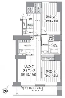 T’S GARDEN北柏 1号棟【7階】の間取り