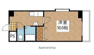 スカイ柳都【4階】の間取り