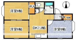 グリーンブリーズ【1階】の間取り