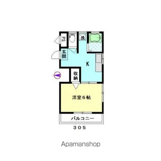 小川コーポ【3階】の間取り