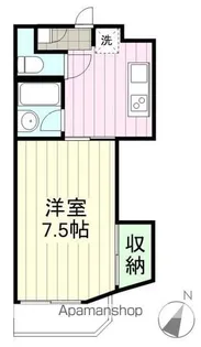 第三レジュエール【102号室】の間取り