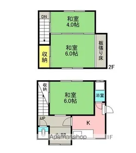 香川県坂出市旭町1丁目【テラスハウス】の間取り