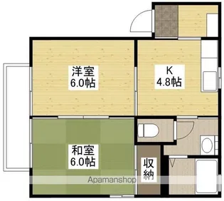 ポートシマダ C棟【2階】の間取り