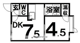 エレガンスNYパレス【1階】の間取り