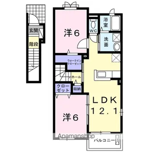 ドゥマン クレールⅠ【2階】の間取り