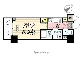 KAGOOD神奈川4【8階】の間取り