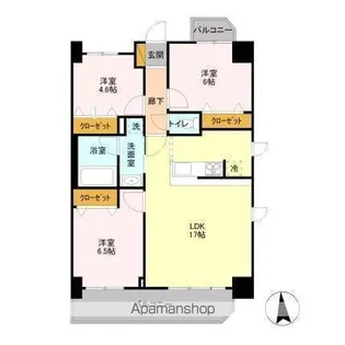 アンクレージュ【2階】の間取り