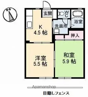 エターナル・レイ A棟【1階】の間取り