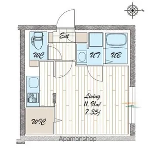 QUADOR NOIE 池下【405号室】の間取り