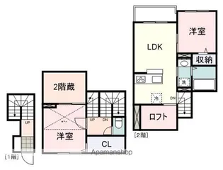 (仮)栗原アパート【203号室】の間取り