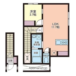 IL MIO CAMPOⅡ【2階】の間取り