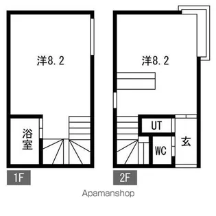 DAN DE LION【105号室】の間取り