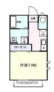 ルシェネⅡ【2階】の間取り
