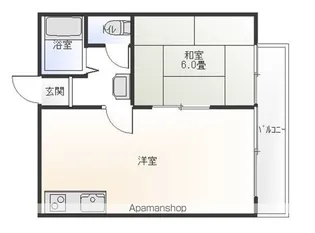 パナハイツランドマークB【1階】の間取り