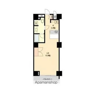 スクエア名駅南(メイエキミナミ)【8階】の間取り