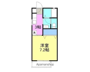 ディアス恵【201号室】の間取り