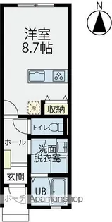 LIGNORA宮竹【102号室】の間取り
