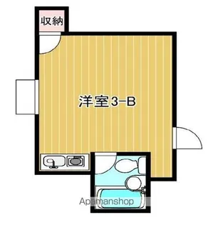 シャトー湊【3B号室】の間取り