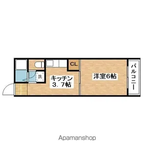 メゾン中井【3階】の間取り