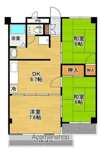 福島県郡山市並木3丁目【マンション】の間取り