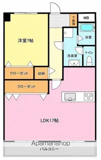 栄光下関ビル【203号室】の間取り