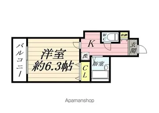 フロントフィールド鶴見中央【3階】の間取り