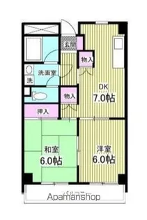 メゾン・ド・アイ弐番館【1階】の間取り