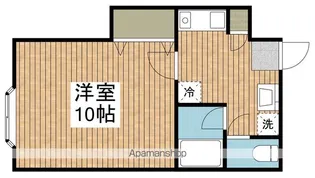 ファミールヴィラ東出来島【406号室】の間取り