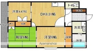 合川ビレッジⅠ【301号室】の間取り