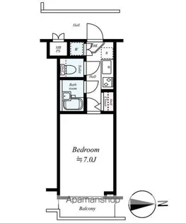 ルーブル三軒茶屋【3階】の間取り
