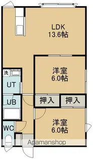 イズミハイツⅡ【101号室】の間取り
