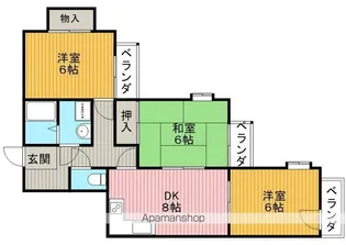 コニファーヒルズ【4階】の間取り
